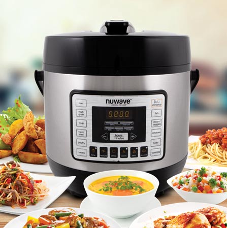 NuWave Nutri-Pot Pressure Cooker (6 qt.) with Cookbook - Bed Bath & Beyond  - 30244185